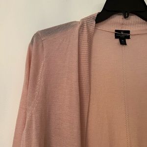 Worthington petite large baby pink cardigan